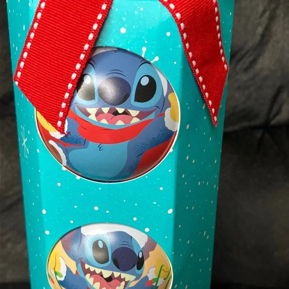 NEW Disney Stitch 3 Collectible Round Tins With Hot Chocolate Best By 12/30/25
